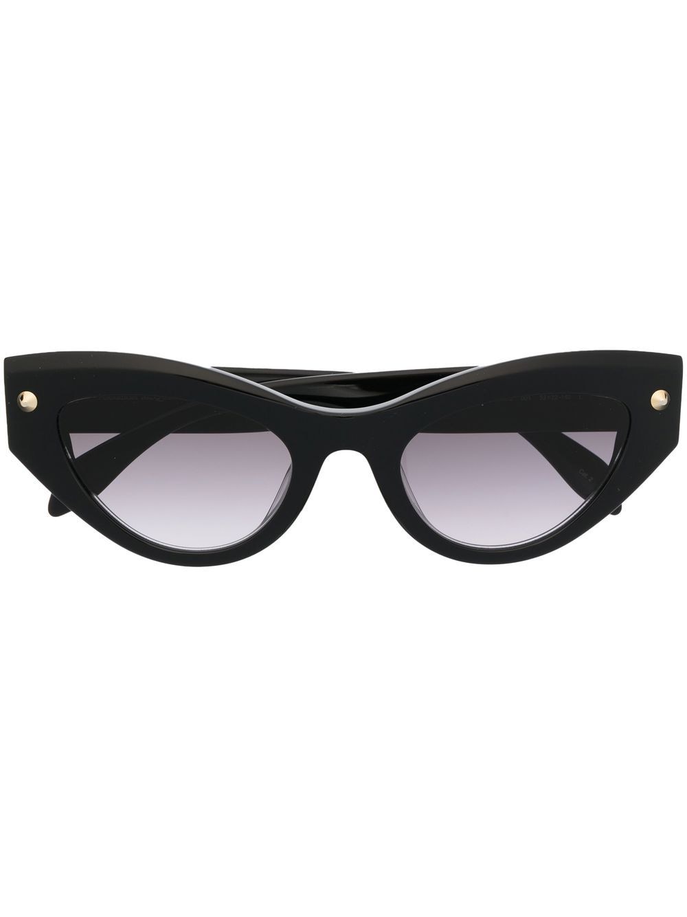 Alexander McQueen Eyewear Sonnenbrille mit Cat-Eye-Gestell - Schwarz von Alexander McQueen Eyewear