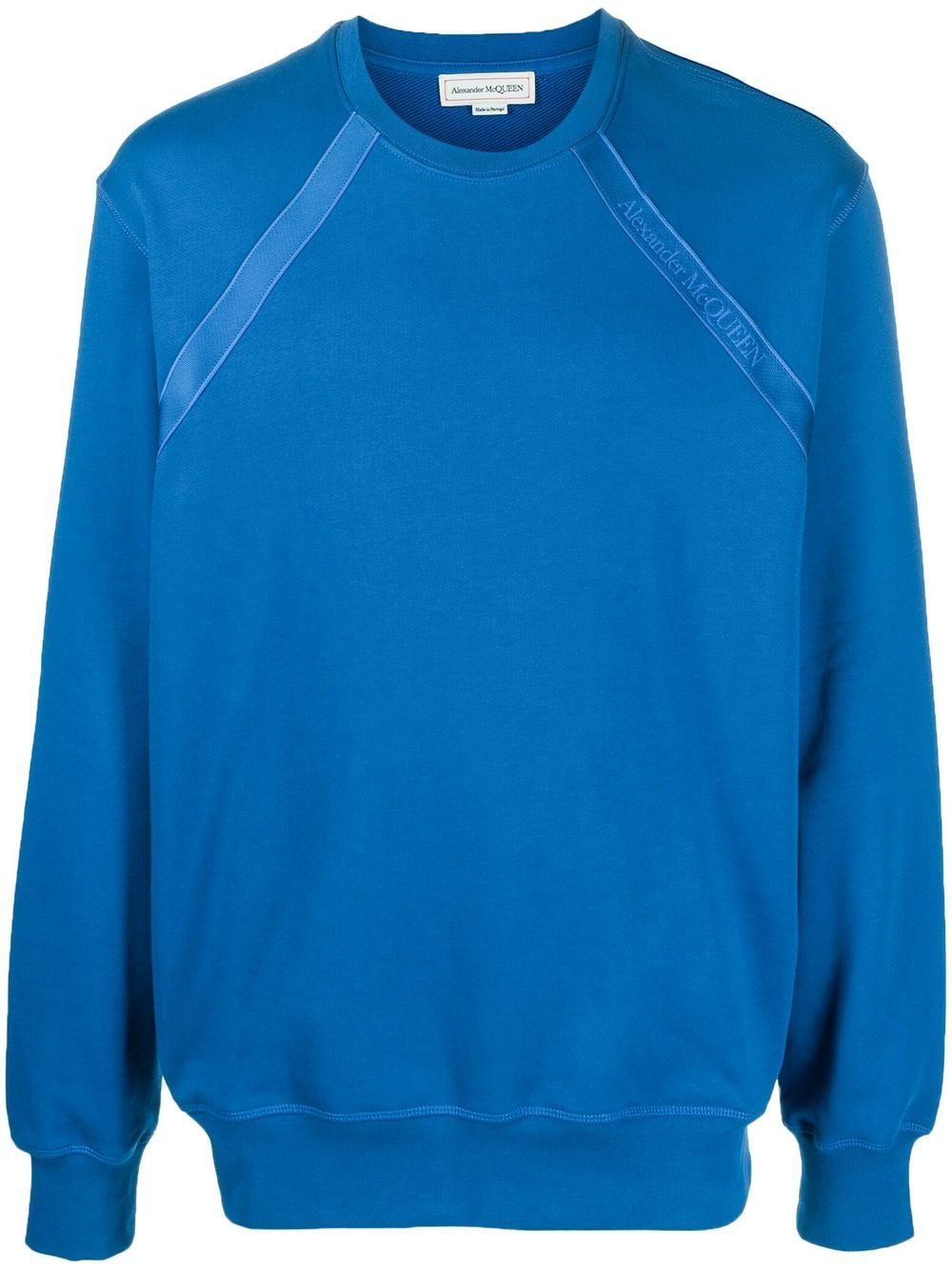 Alexander McQueen Sweatshirt mit Rundhalsausschnitt - Blau von Alexander McQueen