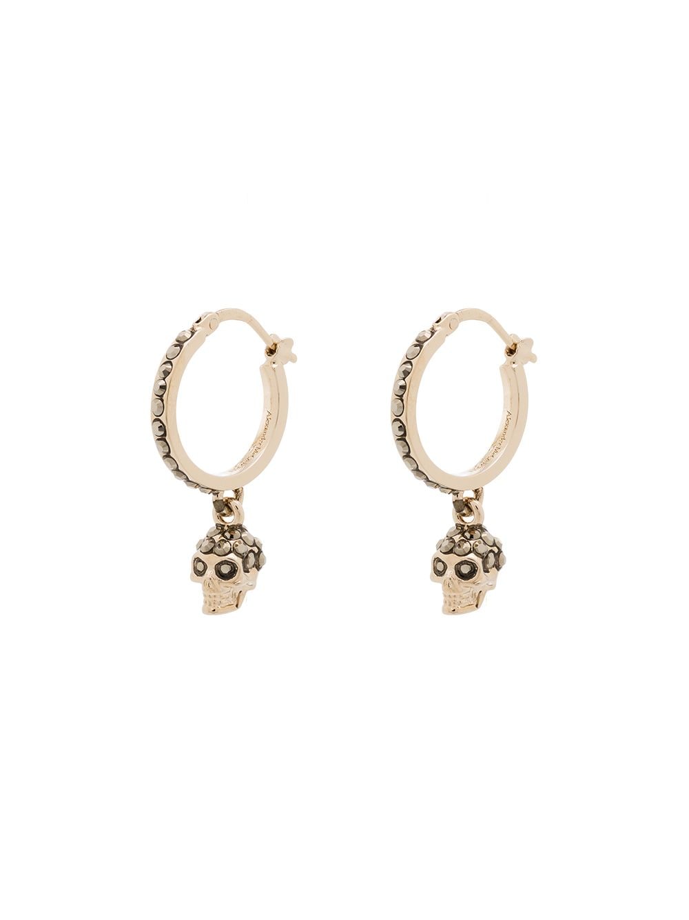 Alexander McQueen Ohrringe mit Totenkopf - Metallic von Alexander McQueen