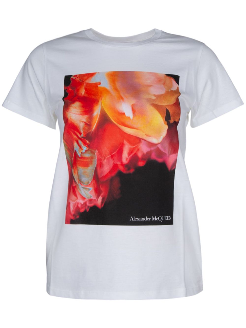 Alexander McQueen T-Shirt mit grafischem Print - Weiß von Alexander McQueen