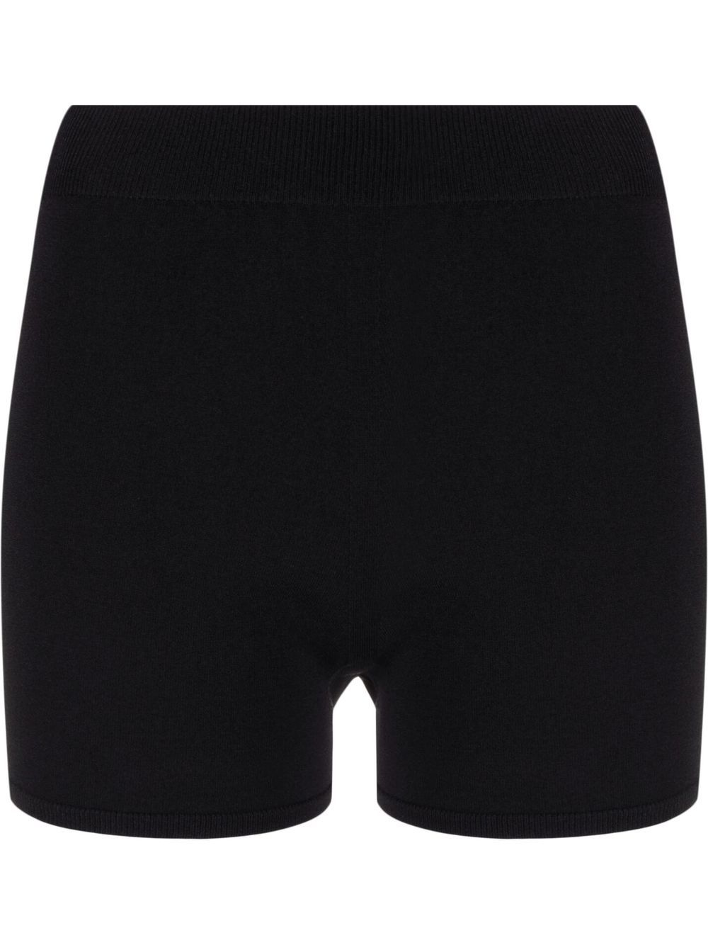 Alexander McQueen Schmale Shorts mit hohem Bund - Schwarz von Alexander McQueen