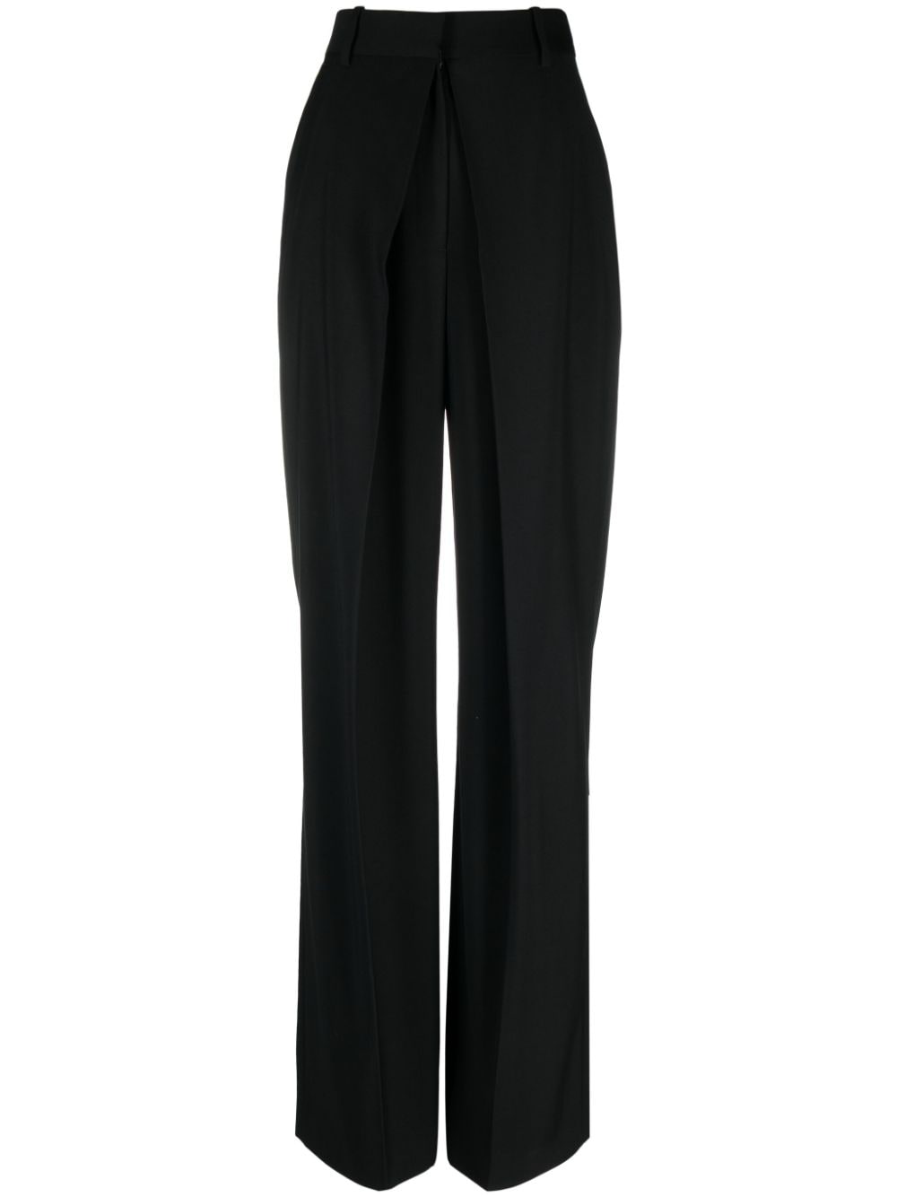 Alexander McQueen High-Waist-Hose mit geradem Bein - Schwarz von Alexander McQueen