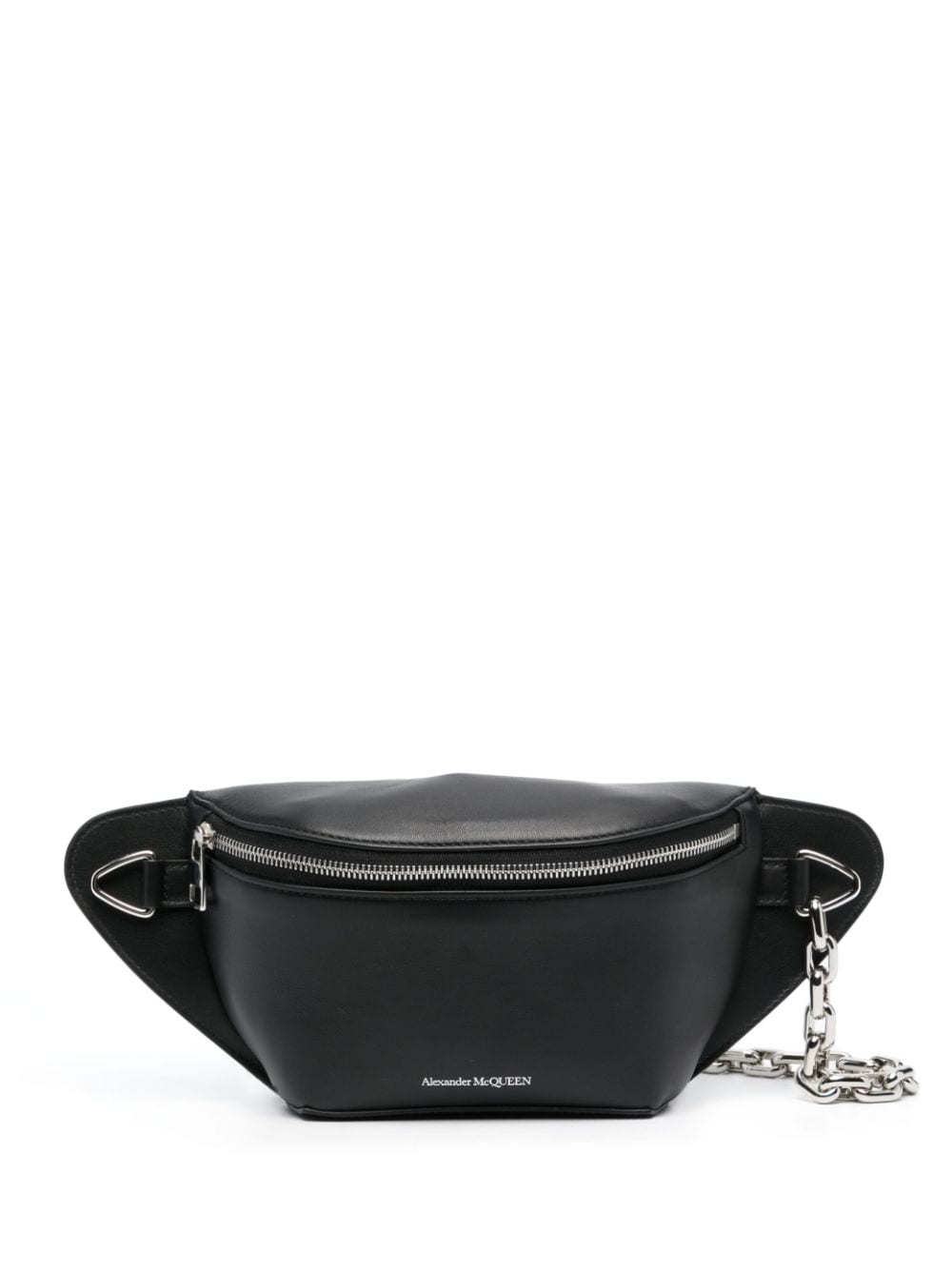 Alexander McQueen Kuriertasche aus Leder - Schwarz von Alexander McQueen