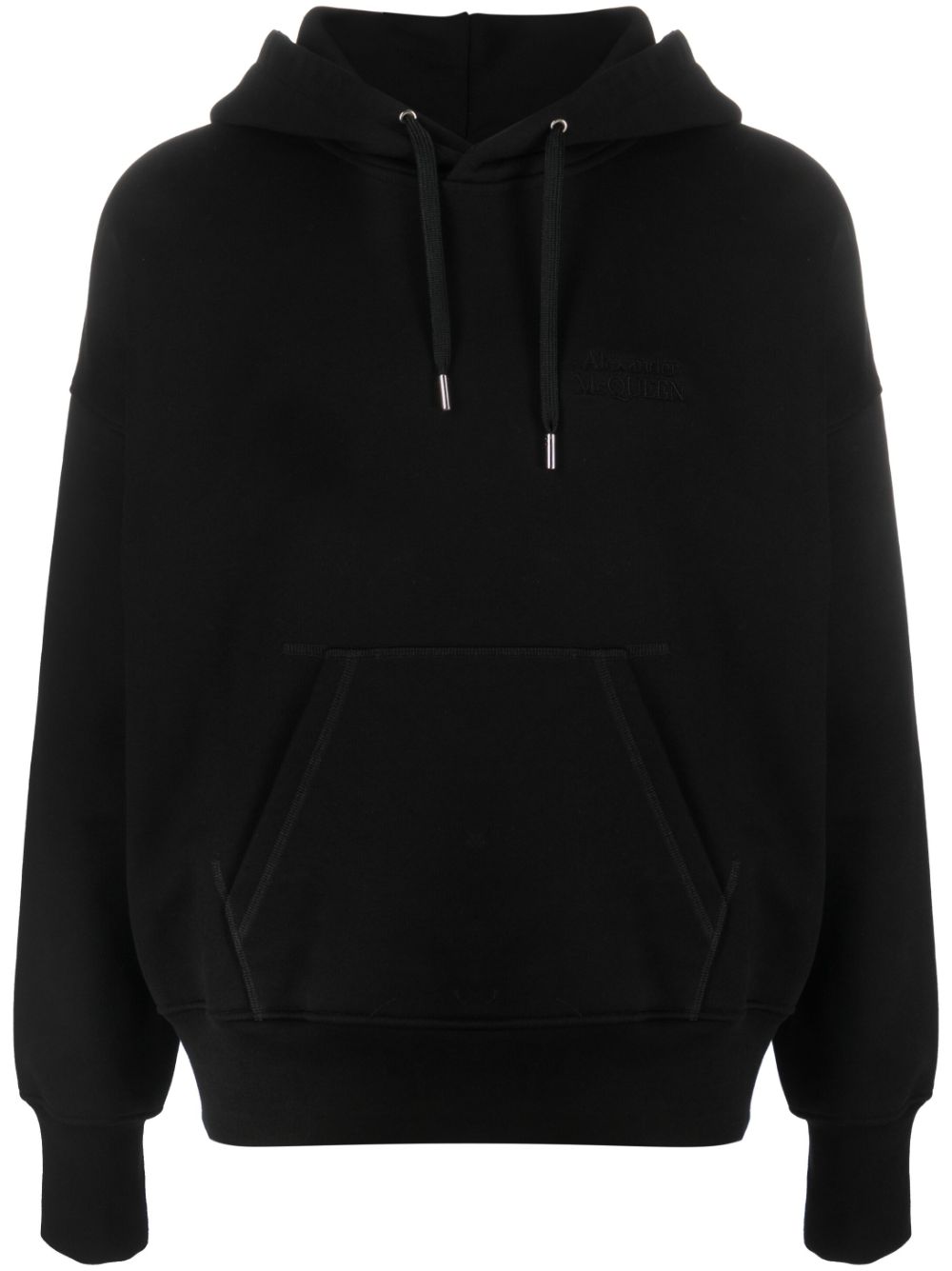 Alexander McQueen Hoodie mit Logo-Stickerei - Schwarz von Alexander McQueen