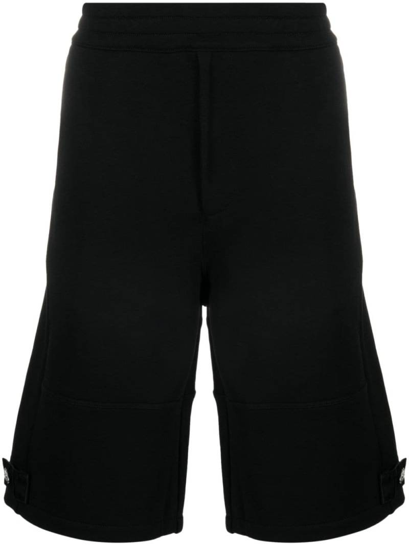 Alexander McQueen Shorts mit Logo-Schild - Schwarz von Alexander McQueen