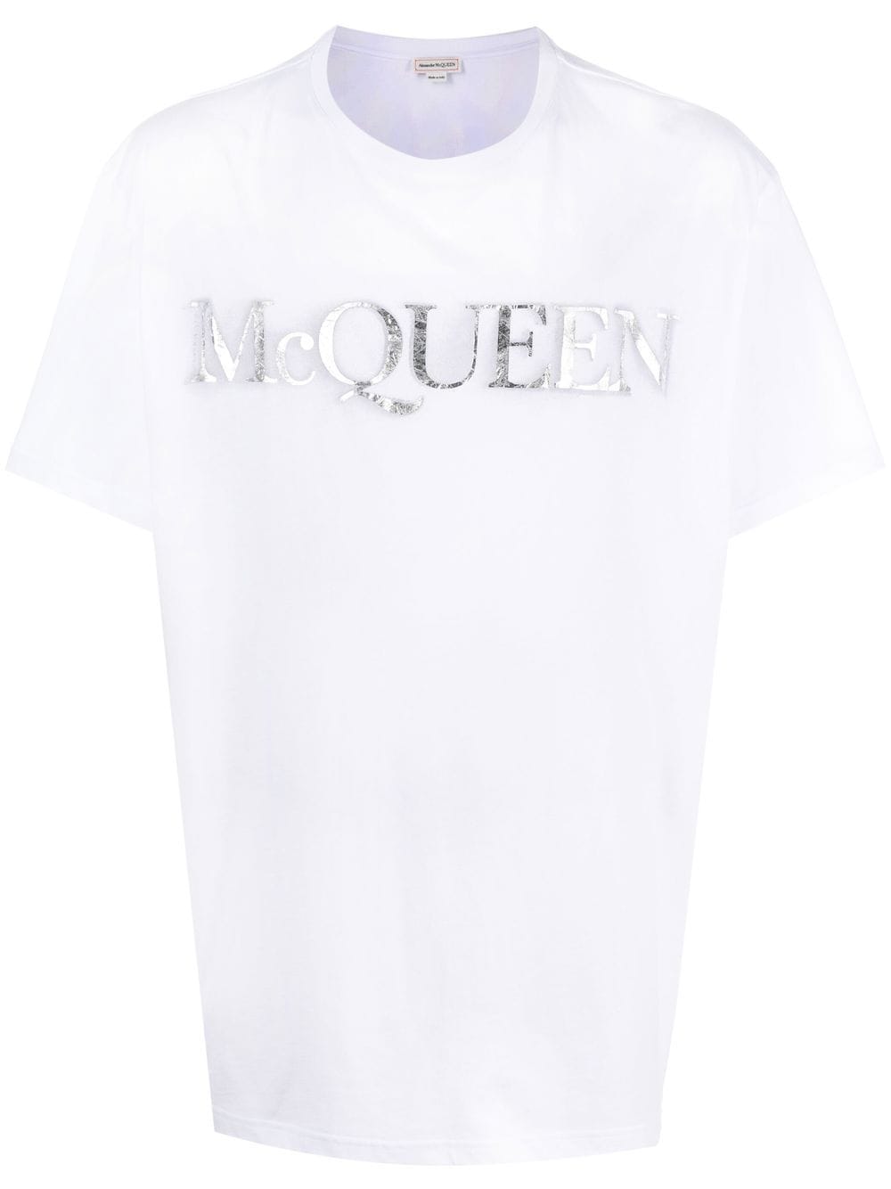 Alexander McQueen T-Shirt mit Logo-Print - Weiß von Alexander McQueen