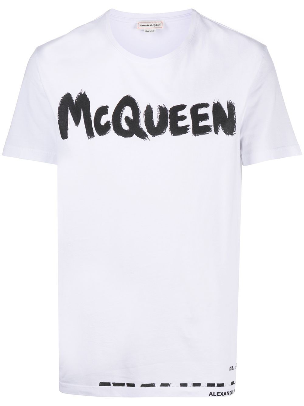 Alexander McQueen T-Shirt mit Logo-Print - Weiß von Alexander McQueen