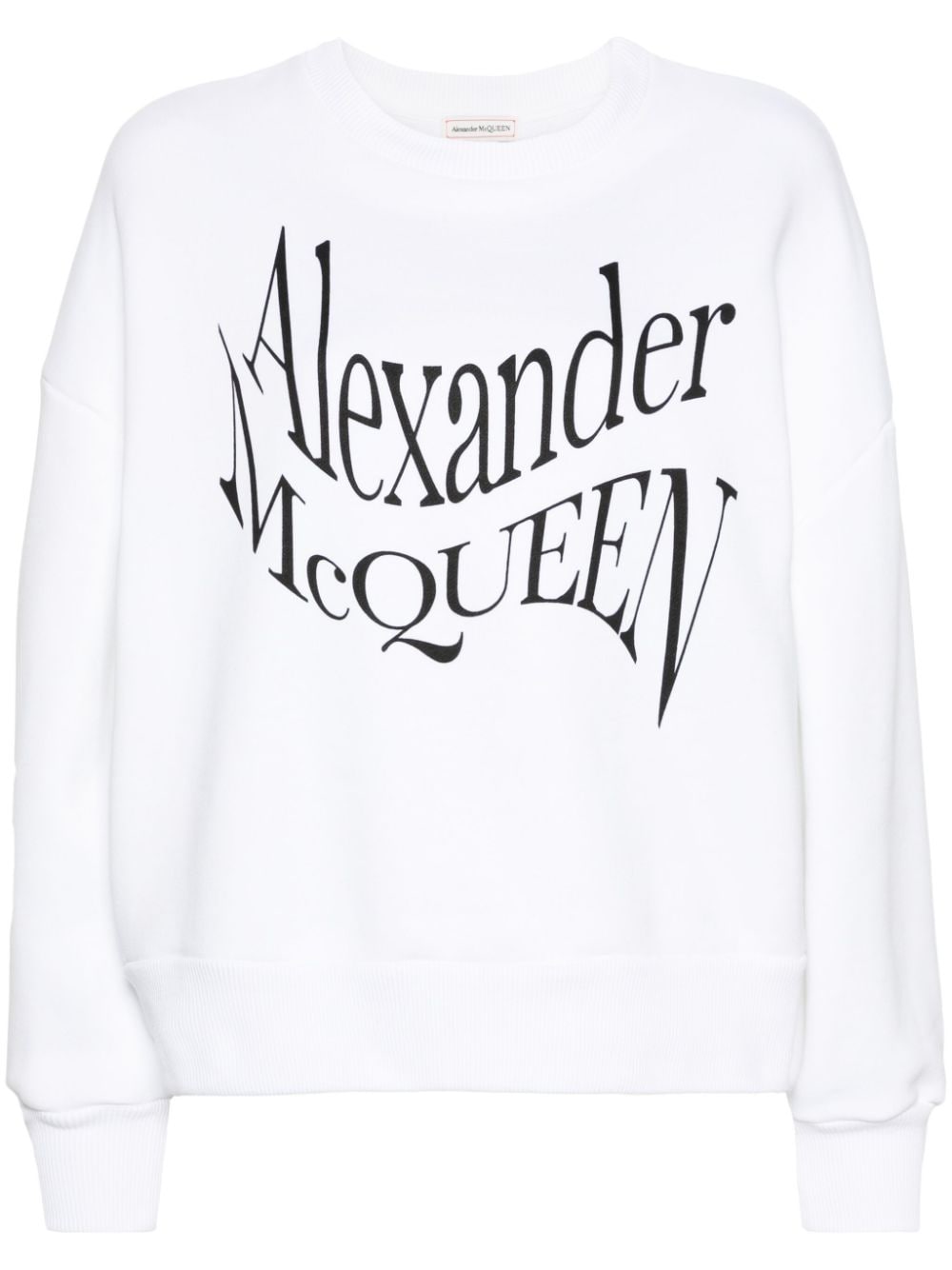 Alexander McQueen Sweatshirt mit Logo-Print - Weiß von Alexander McQueen