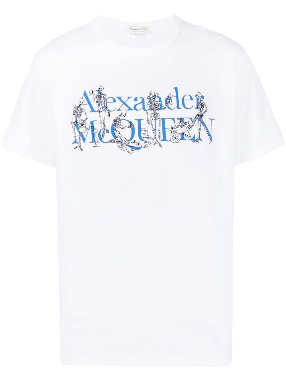 Alexander McQueen T-Shirt mit Logo-Print - Weiß von Alexander McQueen