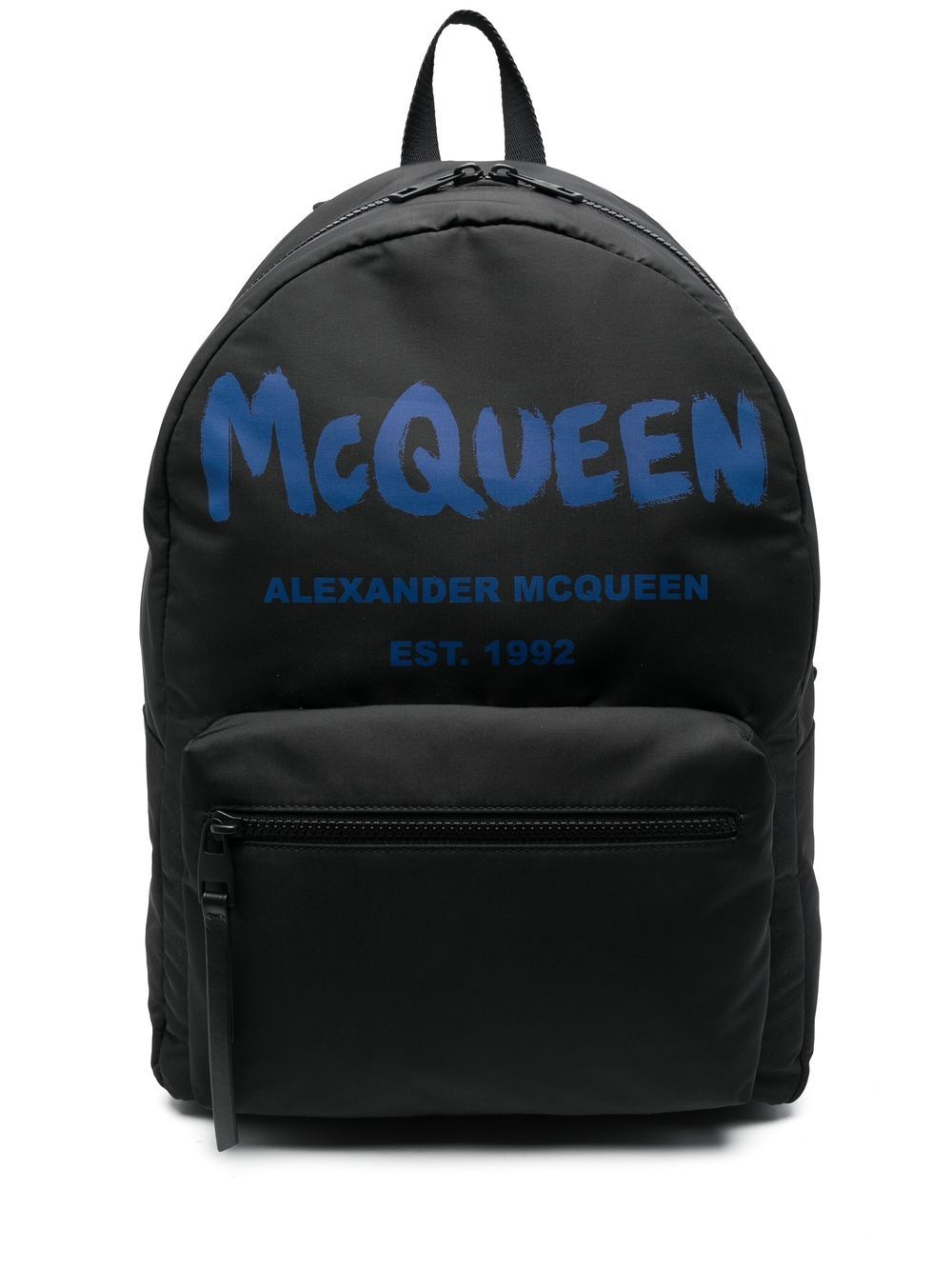 Alexander McQueen Rucksack mit Logo-Print - Schwarz von Alexander McQueen