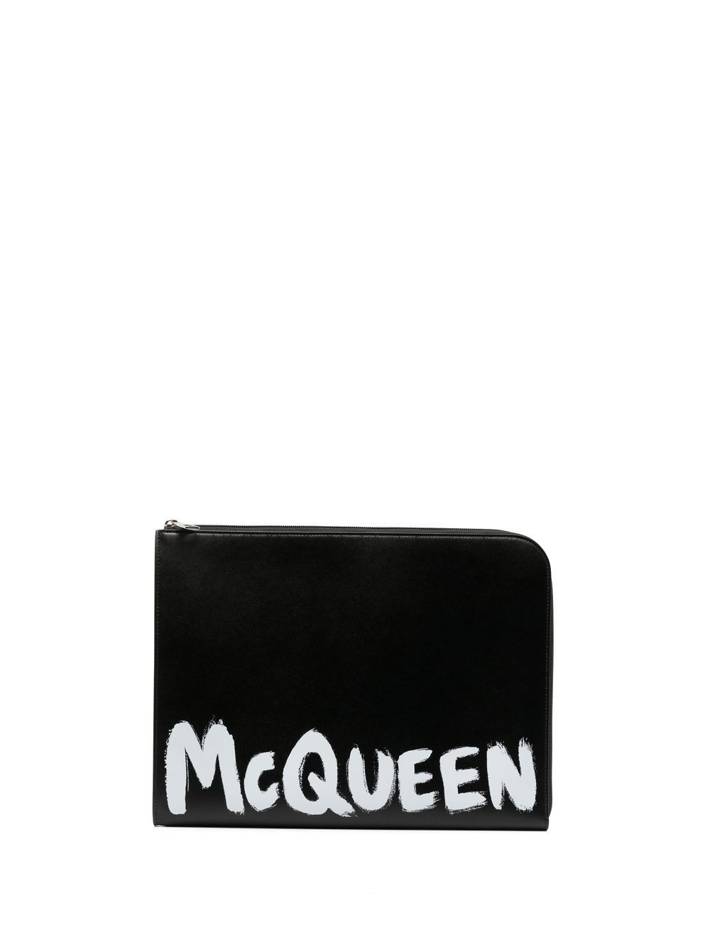 Alexander McQueen Portemonnaie mit Logo-Print - Schwarz von Alexander McQueen