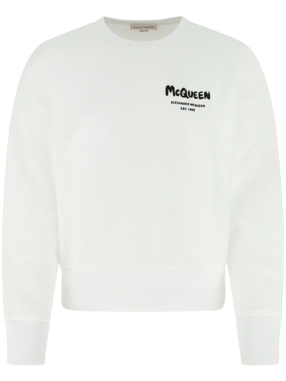 Alexander McQueen Sweatshirt mit Logo-Print - Weiß von Alexander McQueen