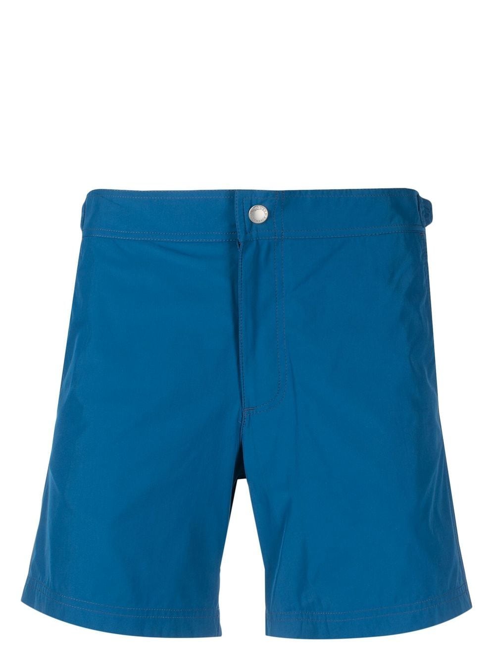 Alexander McQueen Gerade Shorts mit Logo-Streifen - Blau von Alexander McQueen