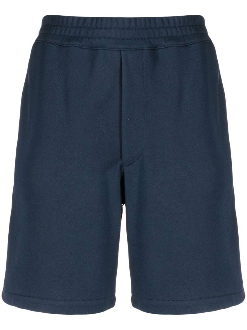 Alexander McQueen Joggingshorts mit Logo-Streifen - Blau von Alexander McQueen