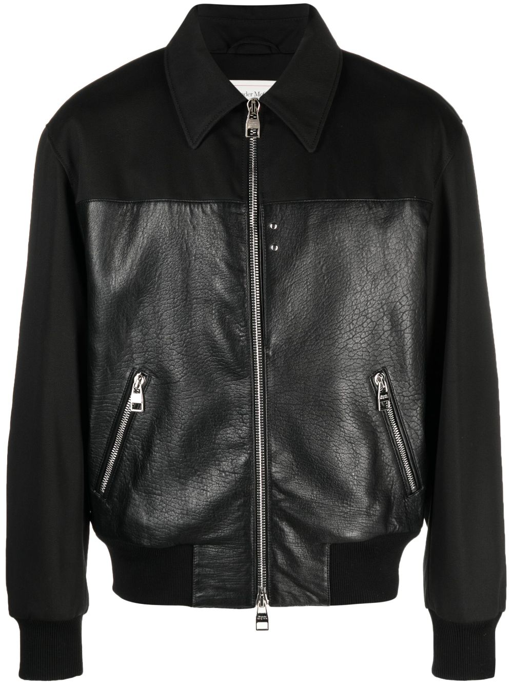 Alexander McQueen Bomberjacke mit Einsätzen - Schwarz von Alexander McQueen