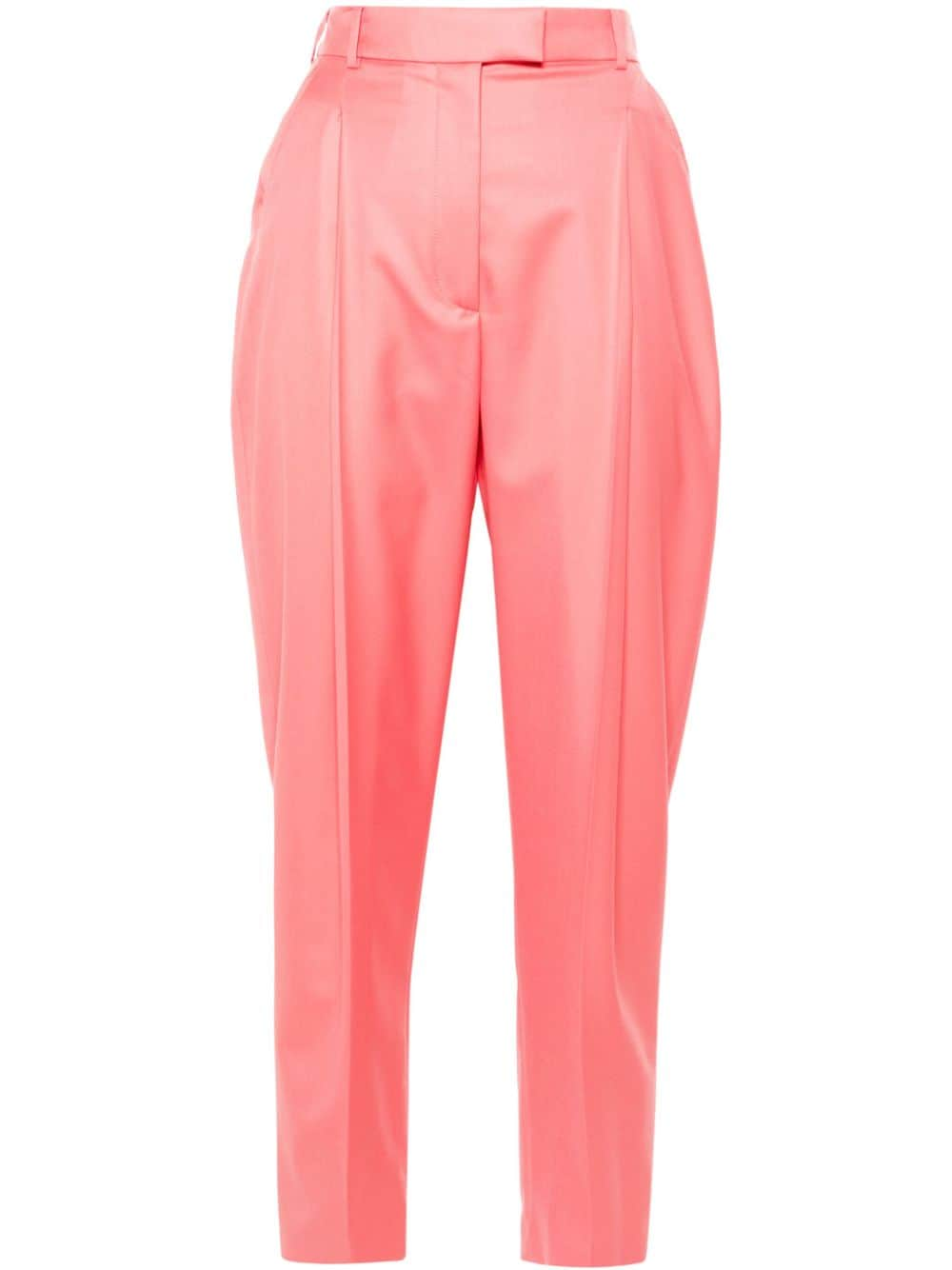 Alexander McQueen Tapered-Hose mit Bundfalten - Rosa von Alexander McQueen