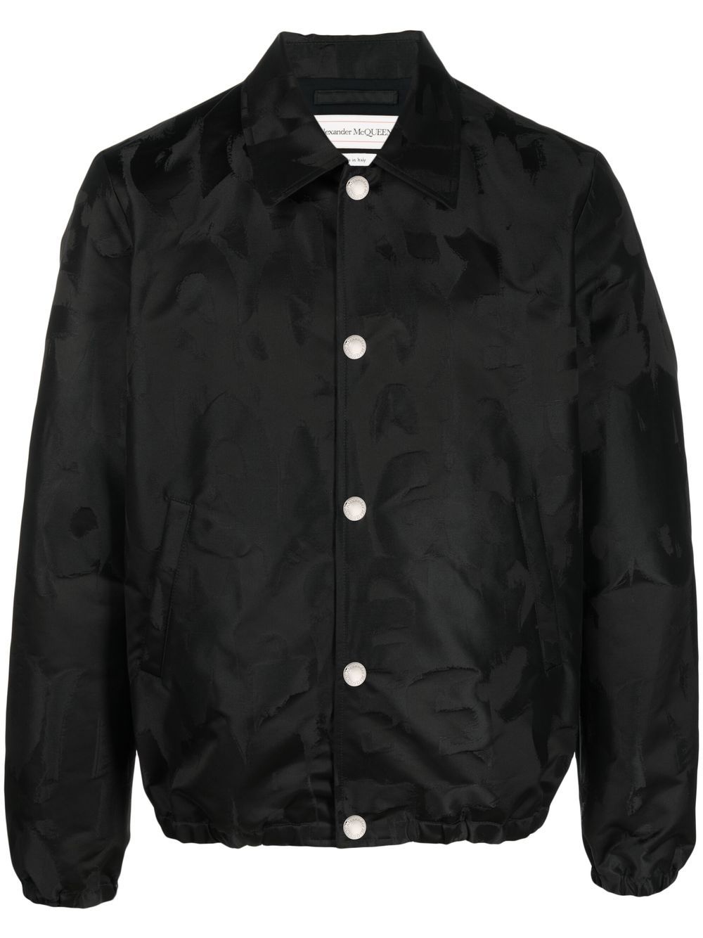 Alexander McQueen Bomberjacke in Satinoptik - Schwarz von Alexander McQueen