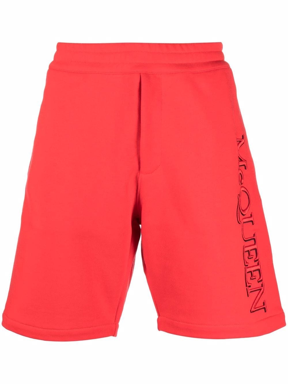 Alexander McQueen Shorts mit Logo-Print - Rot von Alexander McQueen