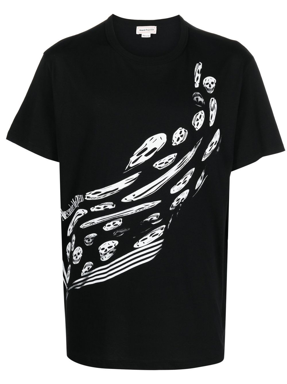 Alexander McQueen T-Shirt mit Skelett-Print - Schwarz von Alexander McQueen