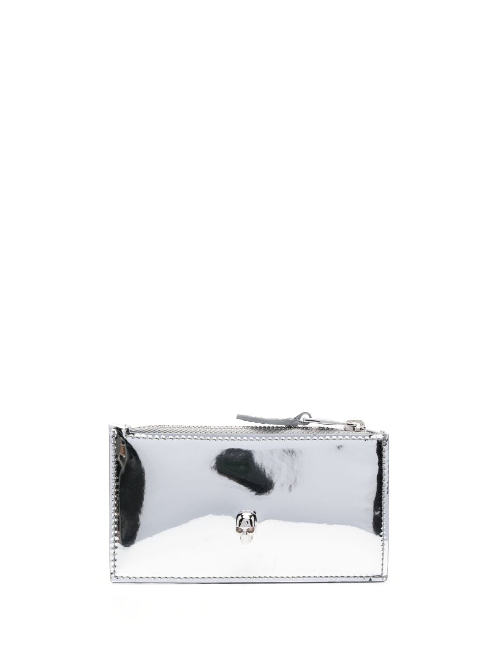 Alexander McQueen Portemonnaie mit metallischen Details - Silber von Alexander McQueen