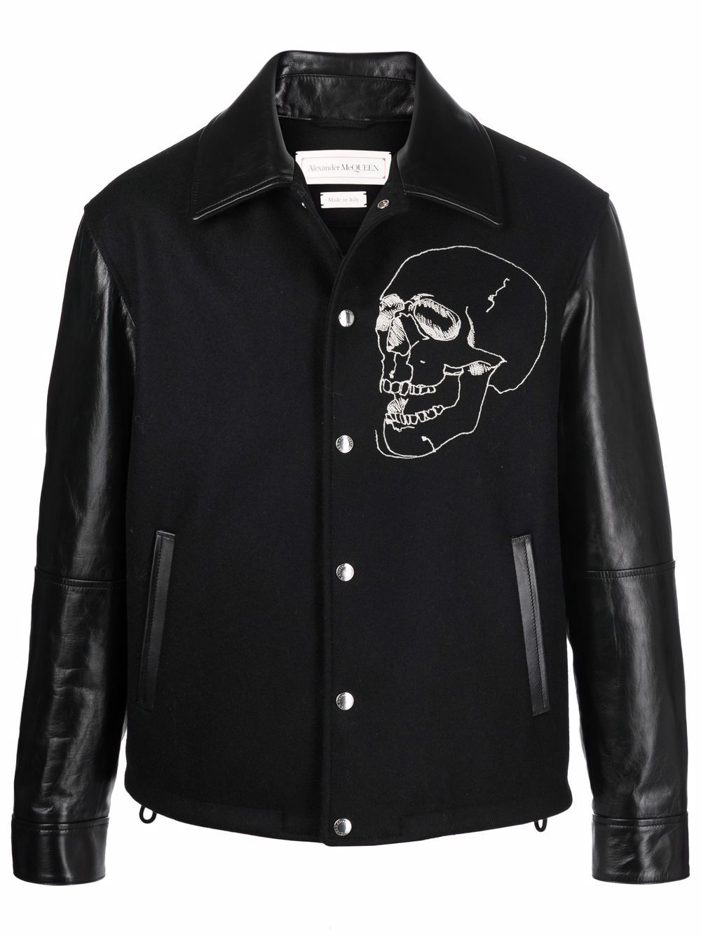 Alexander McQueen Jacke mit Totenkopf-Stickerei - Schwarz von Alexander McQueen