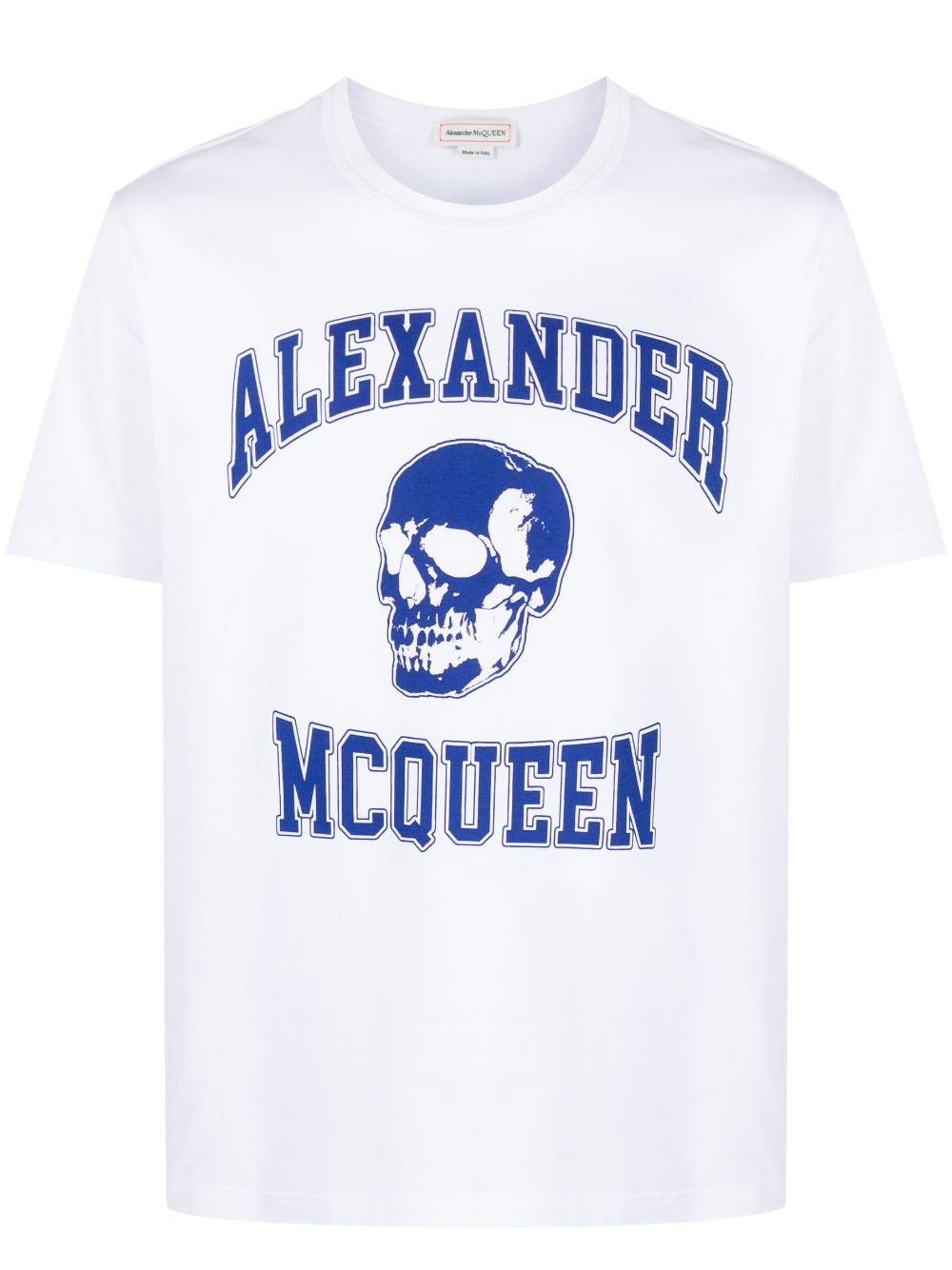 Alexander McQueen T-Shirt mit Totenkopf-Print - Weiß von Alexander McQueen