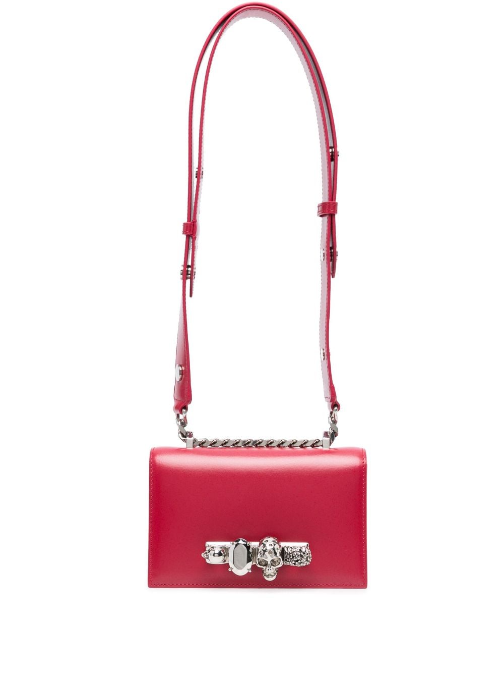 Alexander McQueen Schultertasche mit Totenkopf-Motiv - Rot von Alexander McQueen