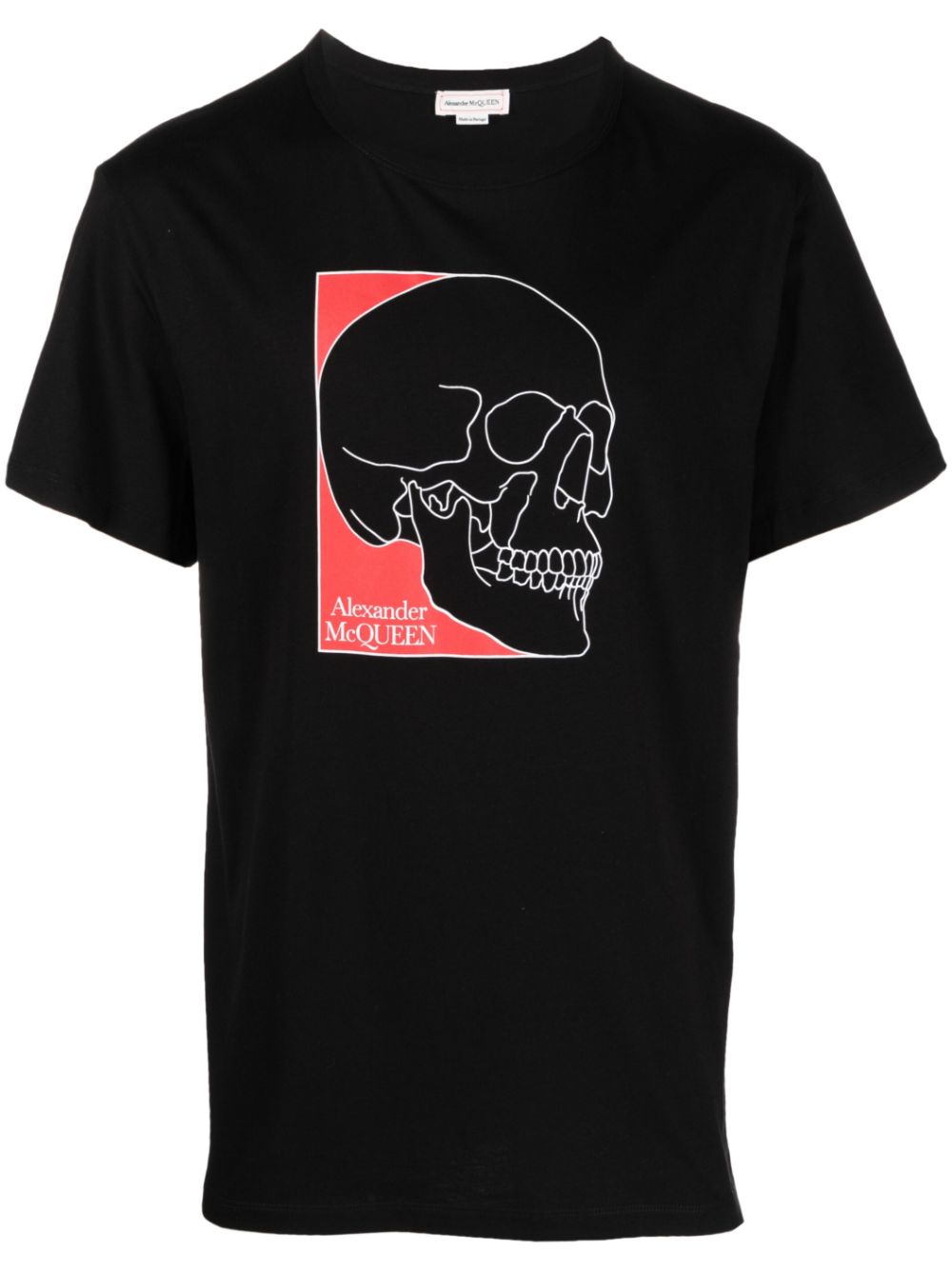 Alexander McQueen T-Shirt mit Totenkopf-Print - Schwarz von Alexander McQueen