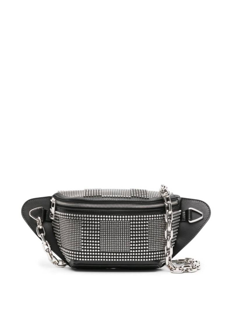 Alexander McQueen Kuriertasche mit Nieten - Schwarz von Alexander McQueen