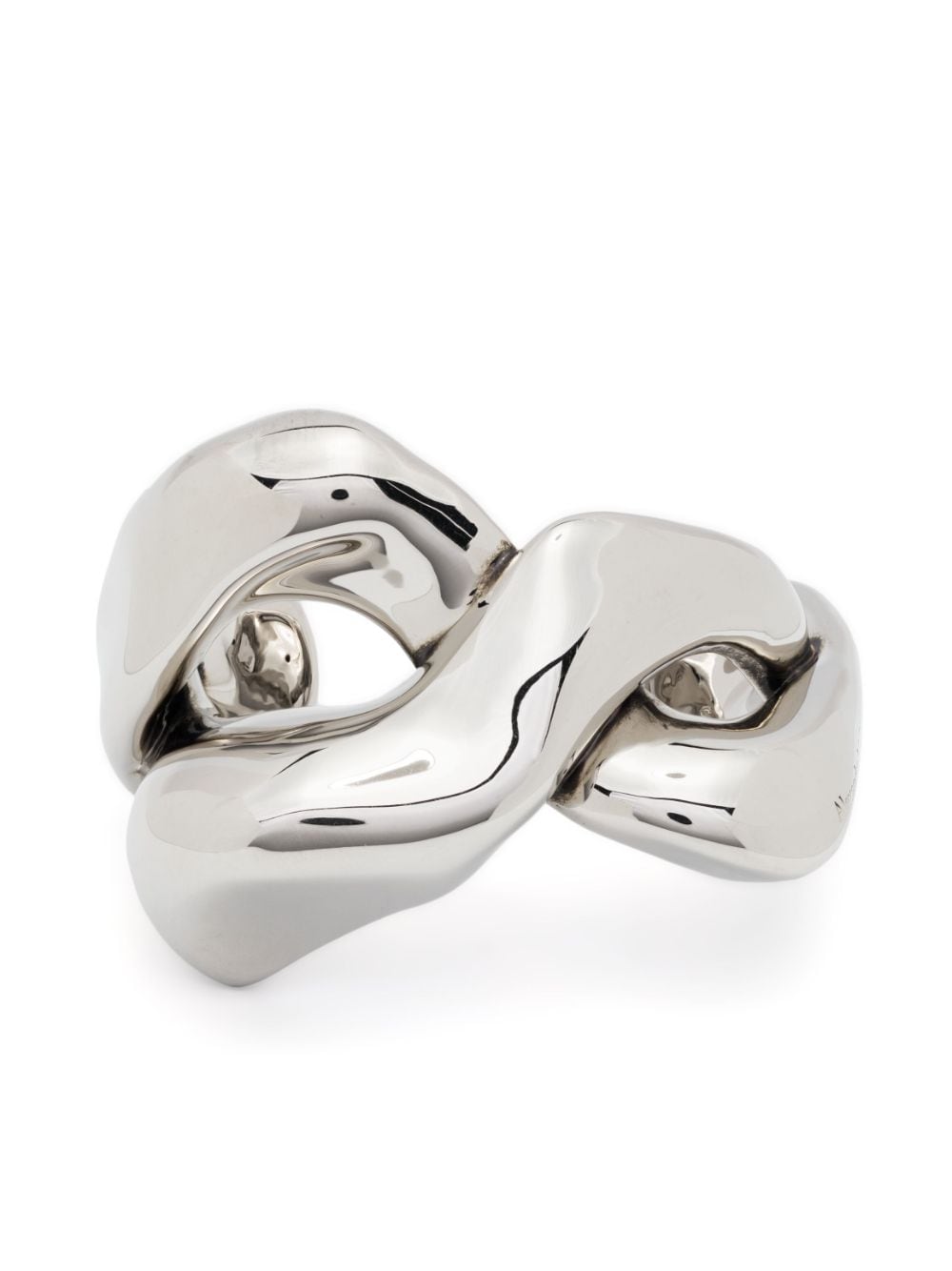 Alexander McQueen Armspange mit gedrehtem Design - Silber von Alexander McQueen