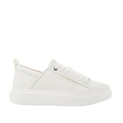 Alexander Smith Weiße Veganleder Ecowembley Sneaker von Alexander Smith