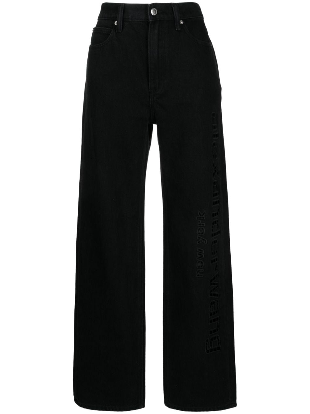 Alexander Wang Bestickte EZ Hose - Schwarz von Alexander Wang