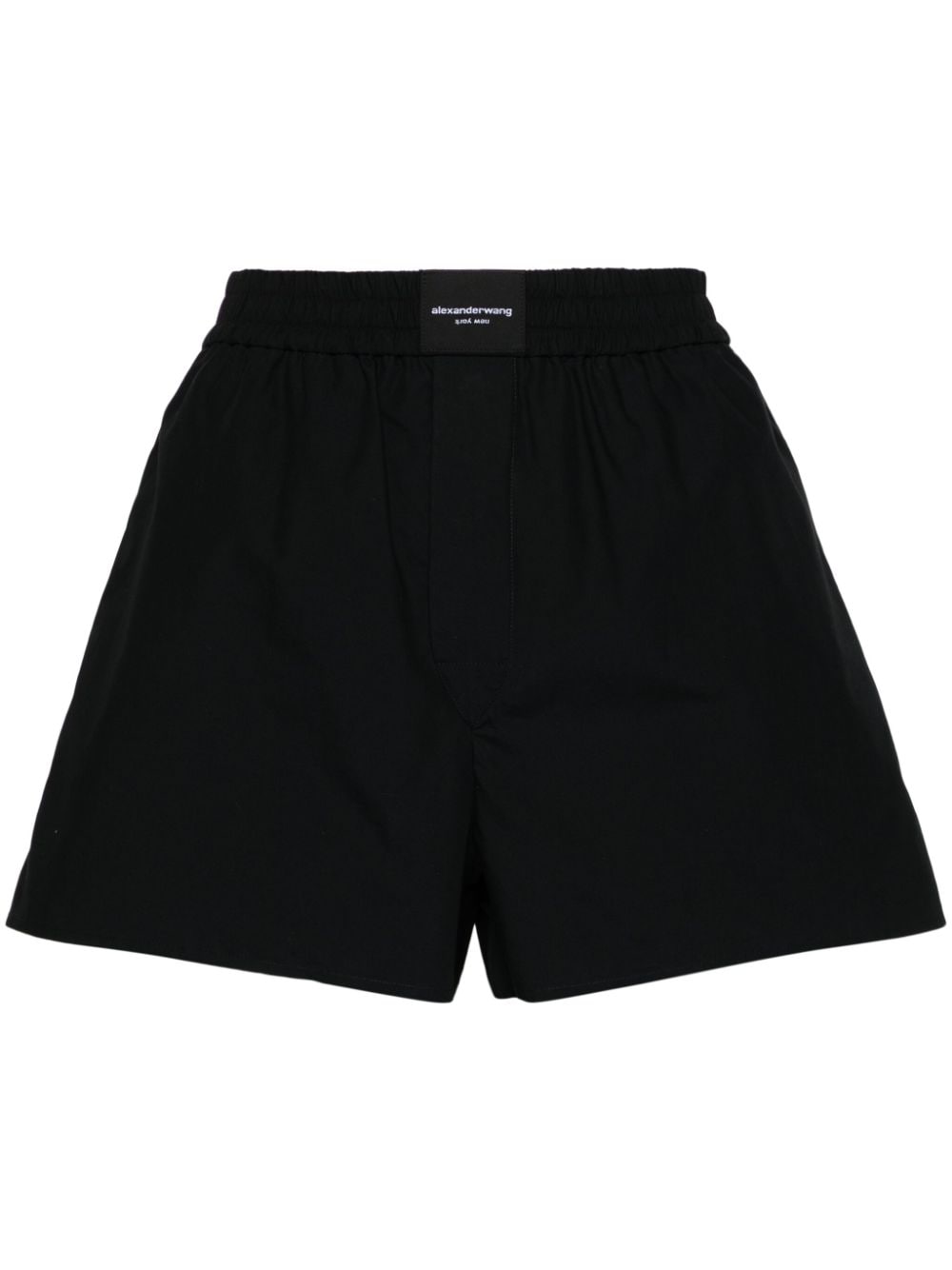 Alexander Wang Boxershorts mit Logo-Patch - Schwarz von Alexander Wang