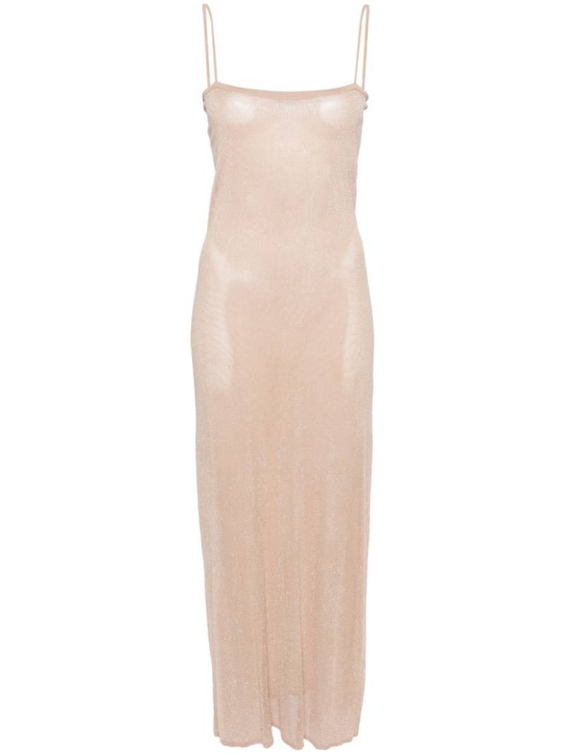 Alexander Wang Cami Maxikleid mit Perlenverzierung - Nude von Alexander Wang