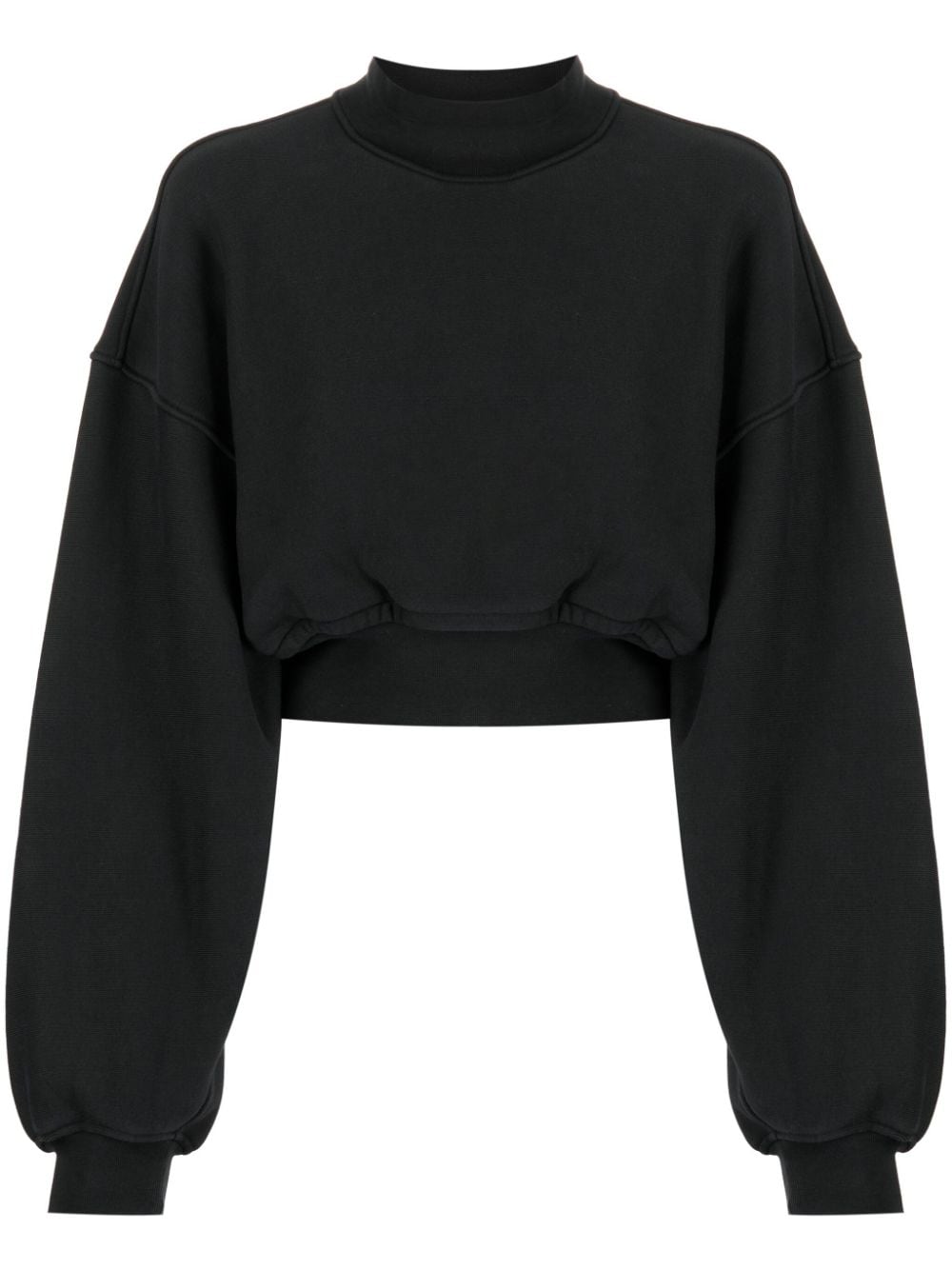 Alexander Wang Cropped-Sweatshirt - Schwarz von Alexander Wang