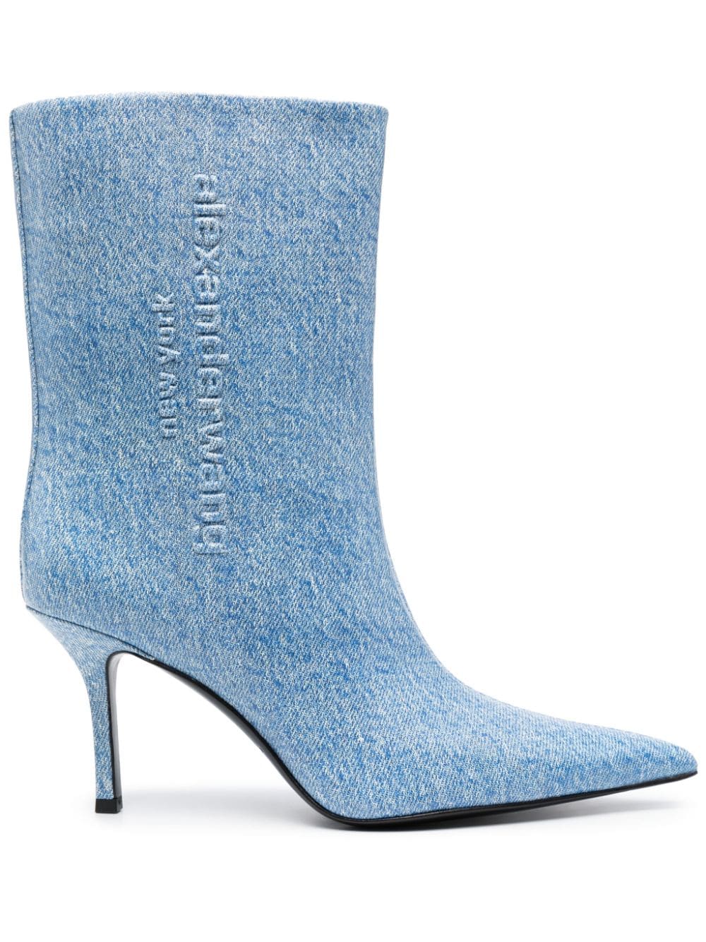 Alexander Wang Delphine Stiefel 90mm - Blau von Alexander Wang