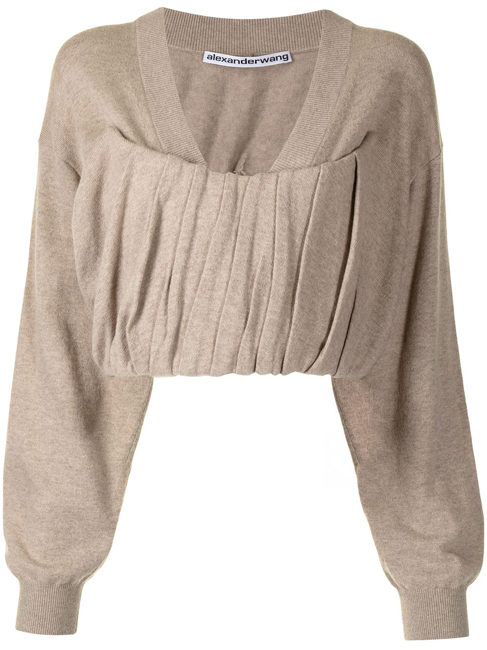 Alexander Wang Drapierter Pullover - Nude von Alexander Wang