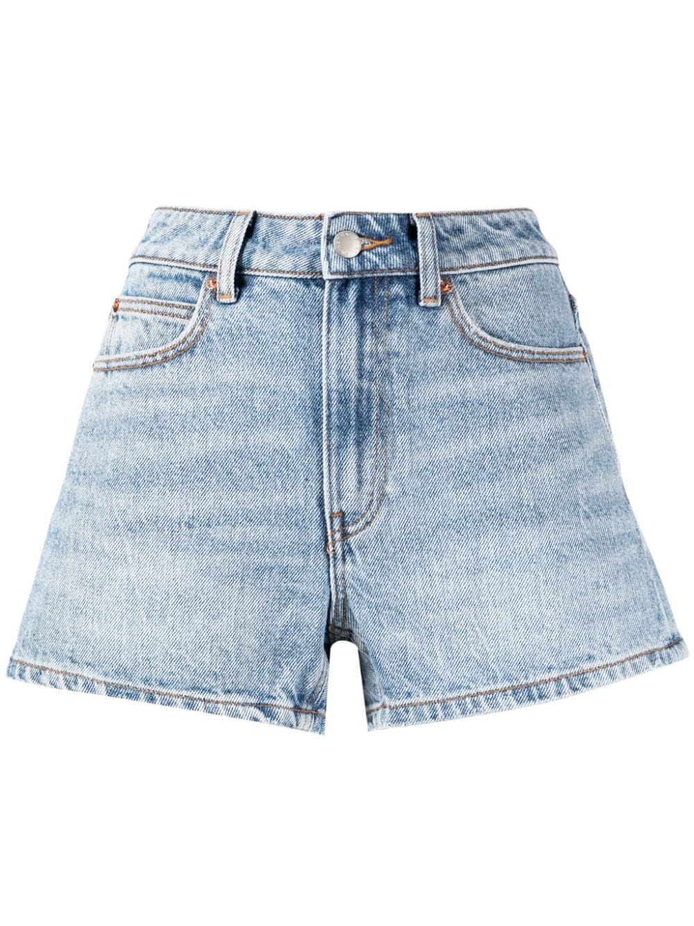 Alexander Wang Jeans-Shorts mit hohem Bund - Blau von Alexander Wang