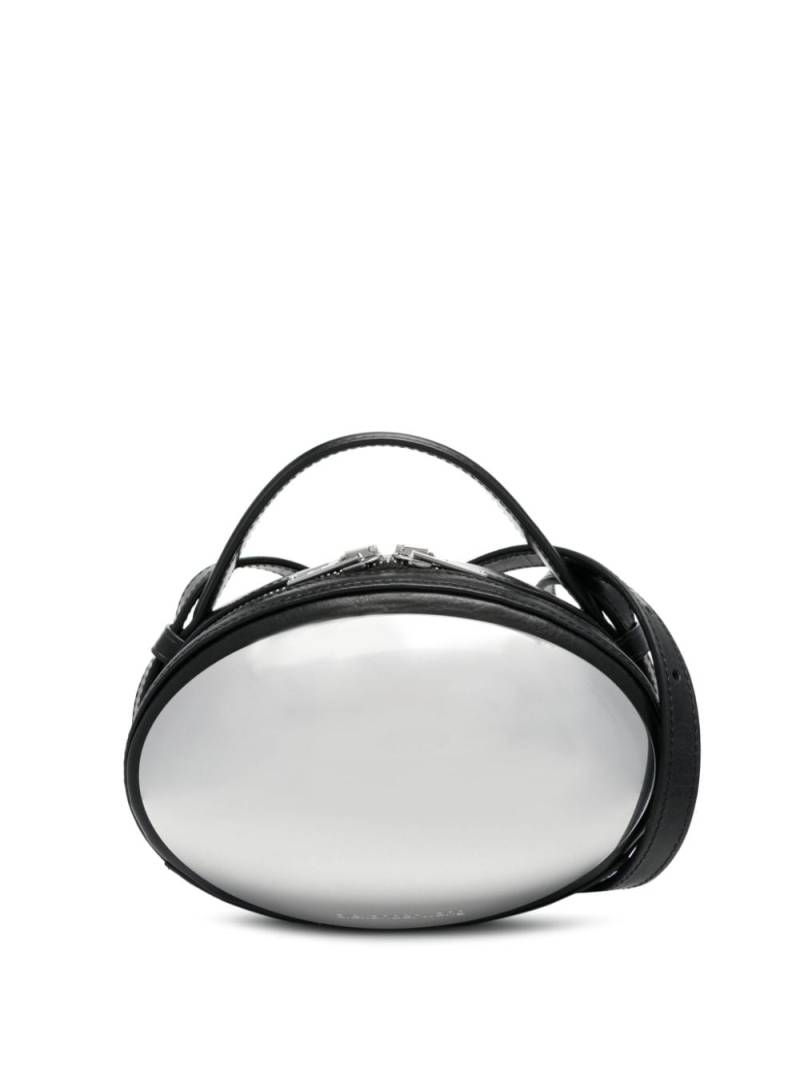 Alexander Wang Kleine Black Dome Umhängetasche - Silber von Alexander Wang