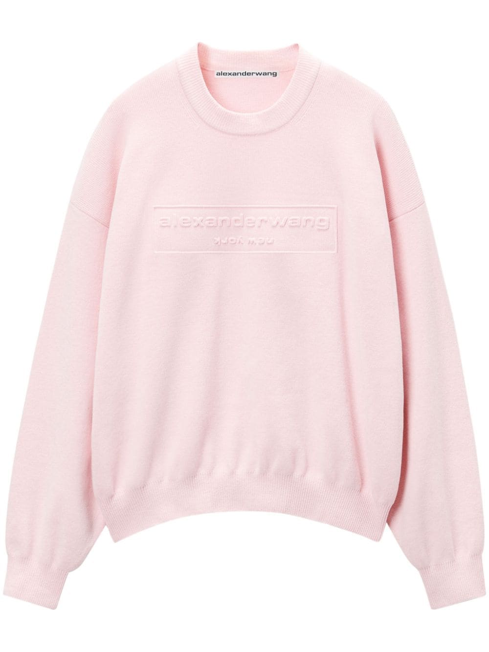 Alexander Wang Pullover mit Logo-Prägung - Rosa von Alexander Wang