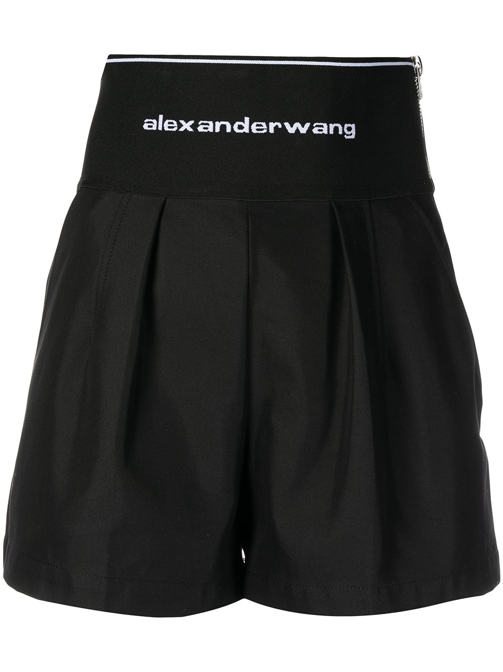 Alexander Wang Shorts mit Logo-Bund - Schwarz von Alexander Wang