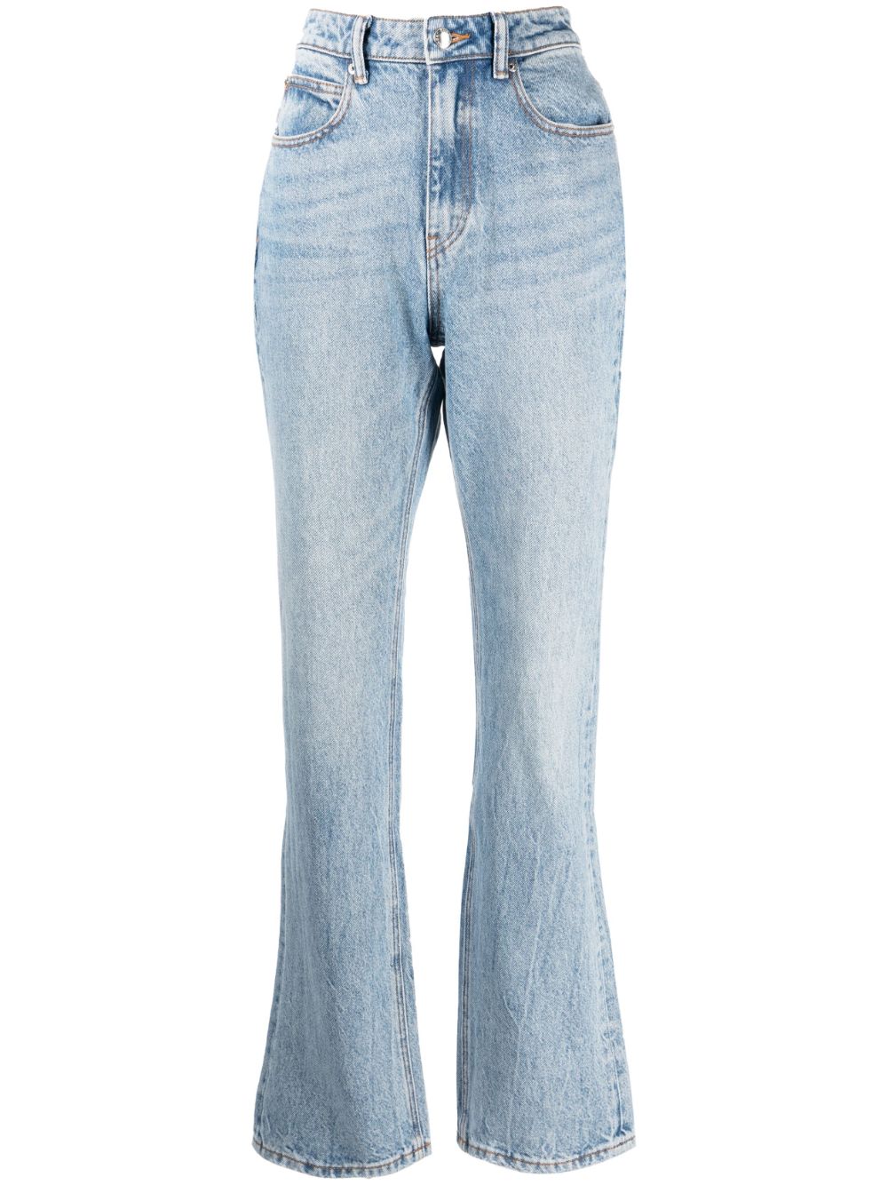 Alexander Wang Slim-Fit-Jeans mit hohem Bund - Blau von Alexander Wang