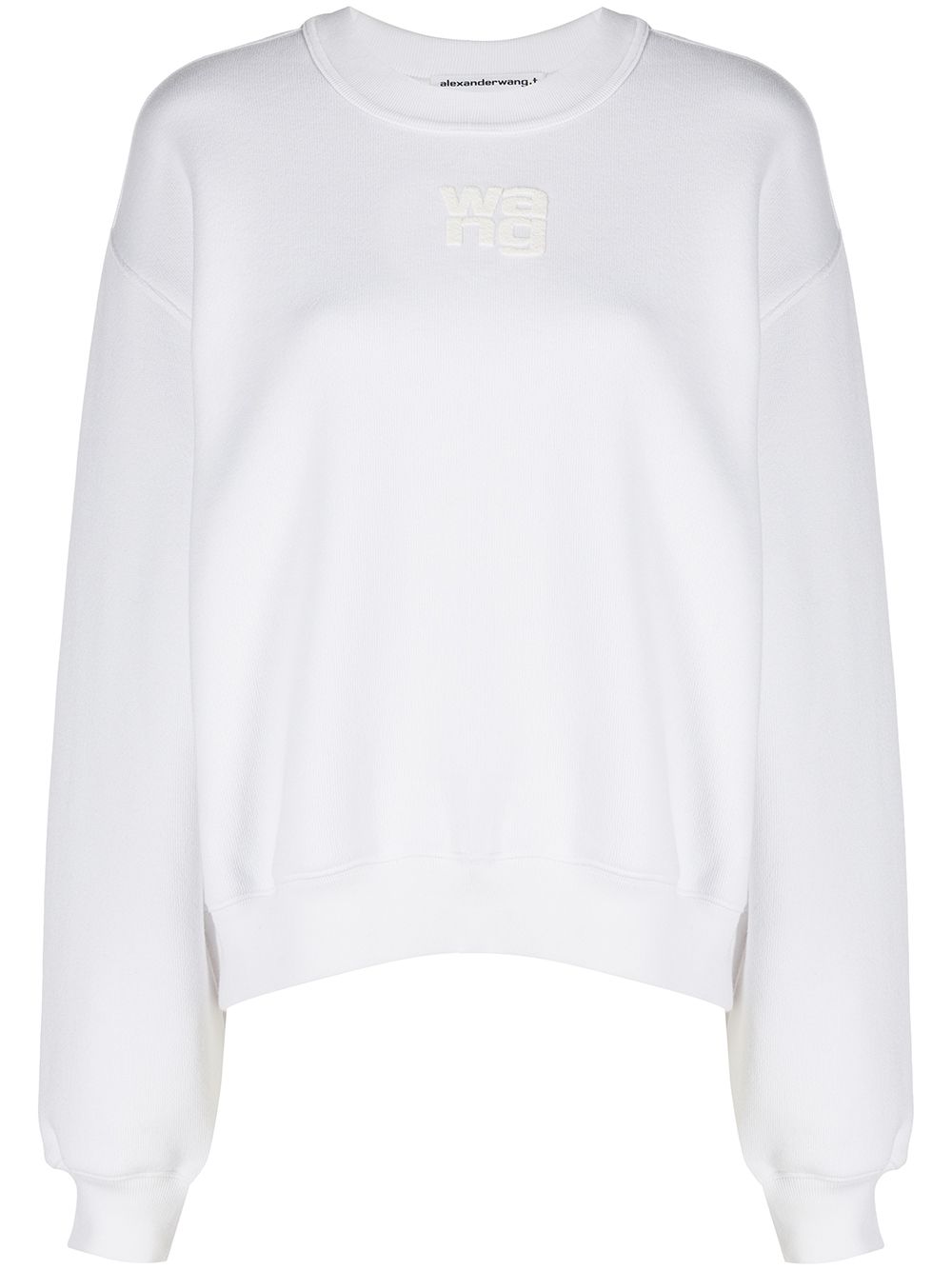 Alexander Wang Sweatshirt mit Logo-Print - Weiß von Alexander Wang