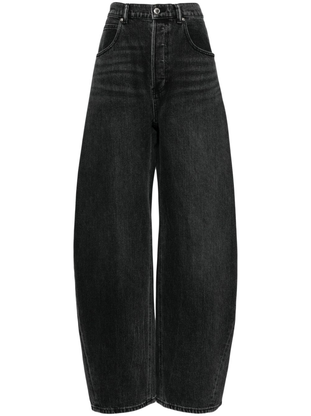 Alexander Wang Tief sitzende Wide-Leg-Jeans - Schwarz von Alexander Wang