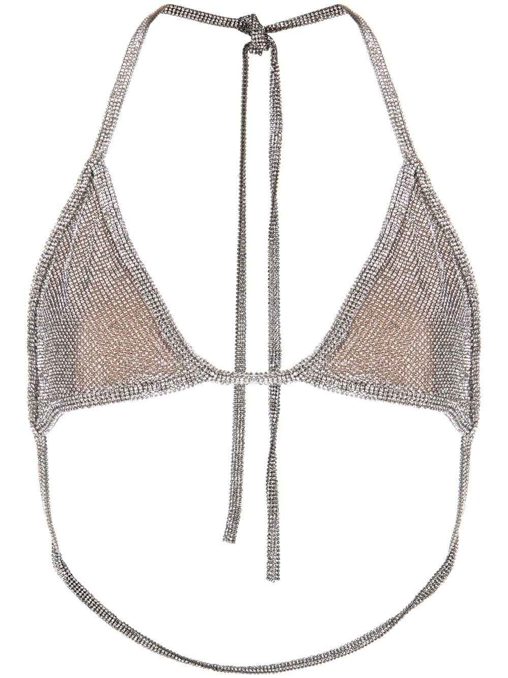 Alexander Wang Bikini mit Kristallen - Nude von Alexander Wang