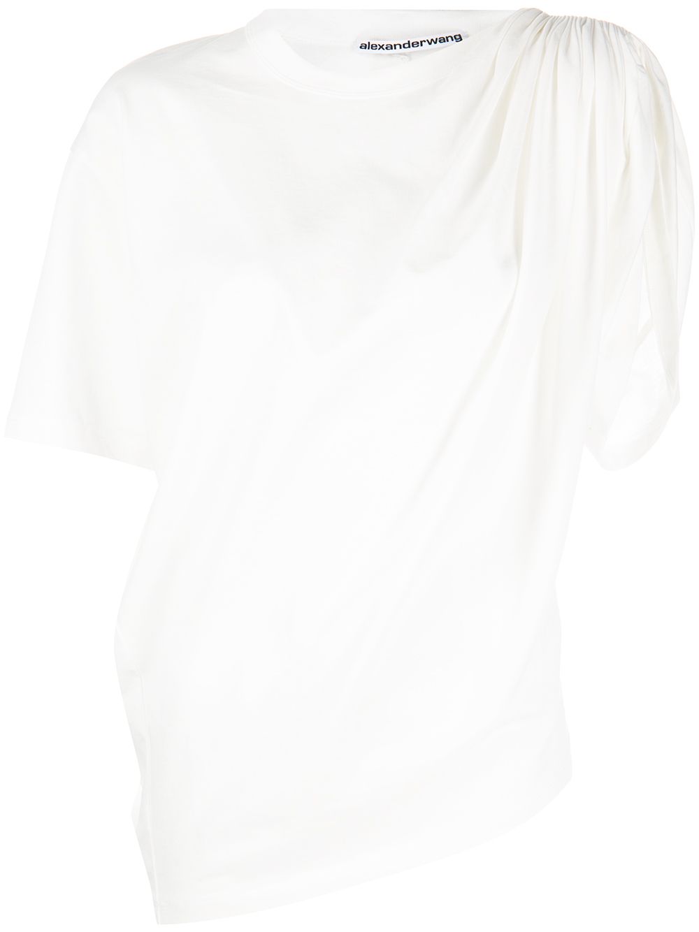 Alexander Wang Drapiertes T-Shirt - Weiß von Alexander Wang