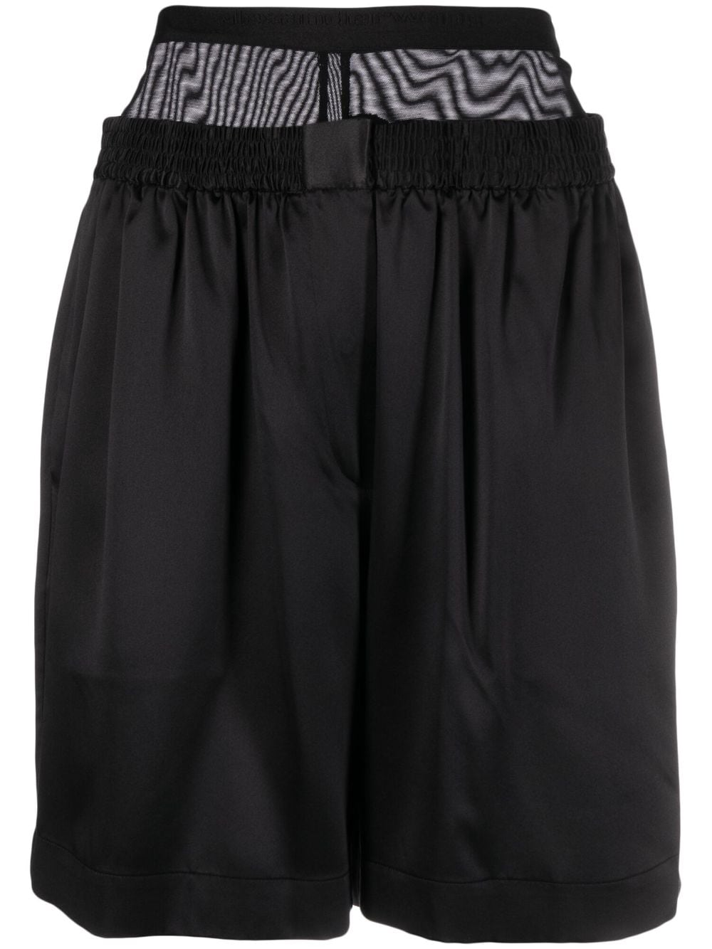 Alexander Wang Shorts im Layering-Look - Schwarz von Alexander Wang