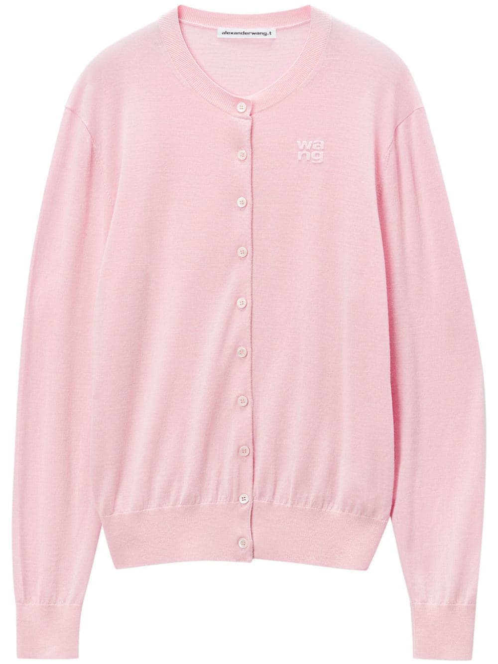 Alexander Wang Cardigan mit Logo-Prägung - Rosa von Alexander Wang