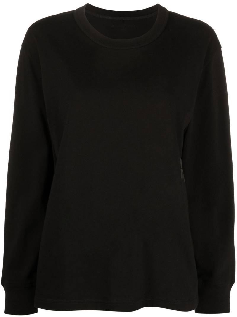 Alexander Wang Sweatshirt mit Logo-Patch - Schwarz von Alexander Wang