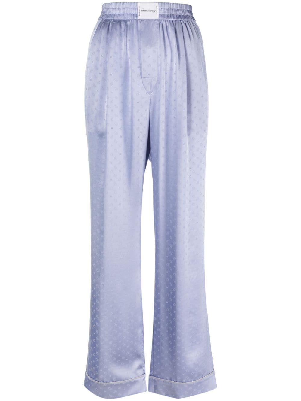 Alexander Wang Weite Jacquard-Hose - Blau von Alexander Wang